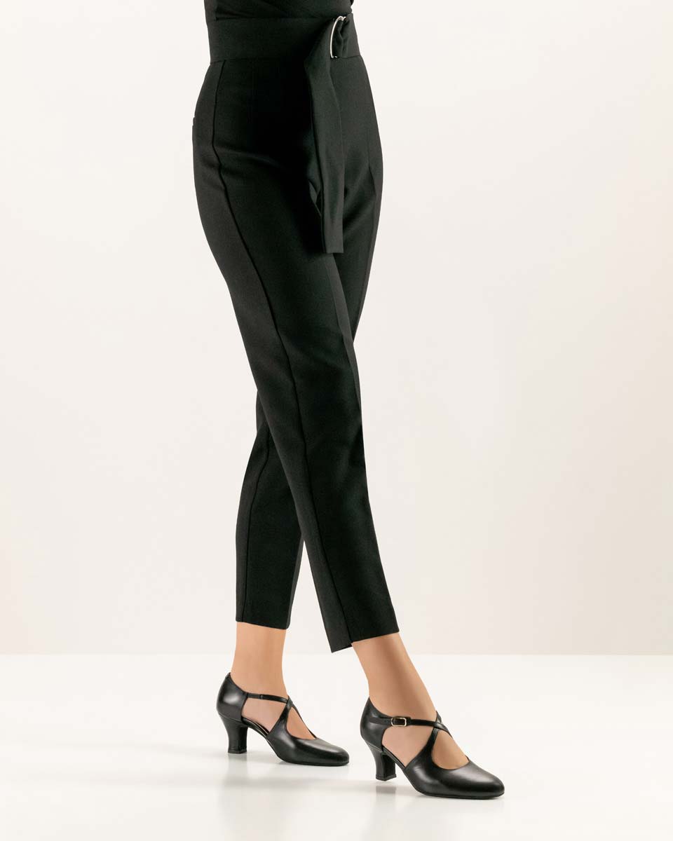 Gilian classic Werner Kern ladies dance shoe combined with black trousers