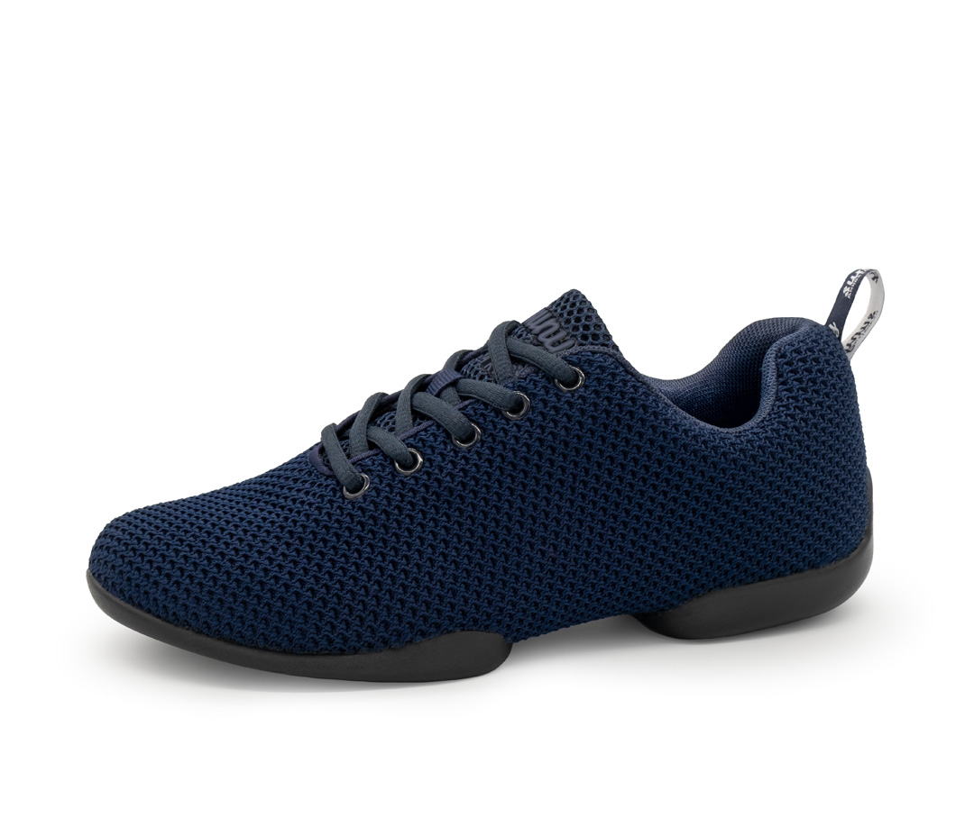 Sneaker 170 Women's sneaker 170 in Dark Blue by Suny by Anna Kern, made of fine knitting material with split sole, ideal for dancing on all floors.