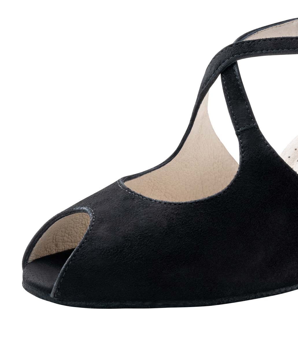 Georgia Women's dance shoe by Werner Kern with peep toe and instep straps