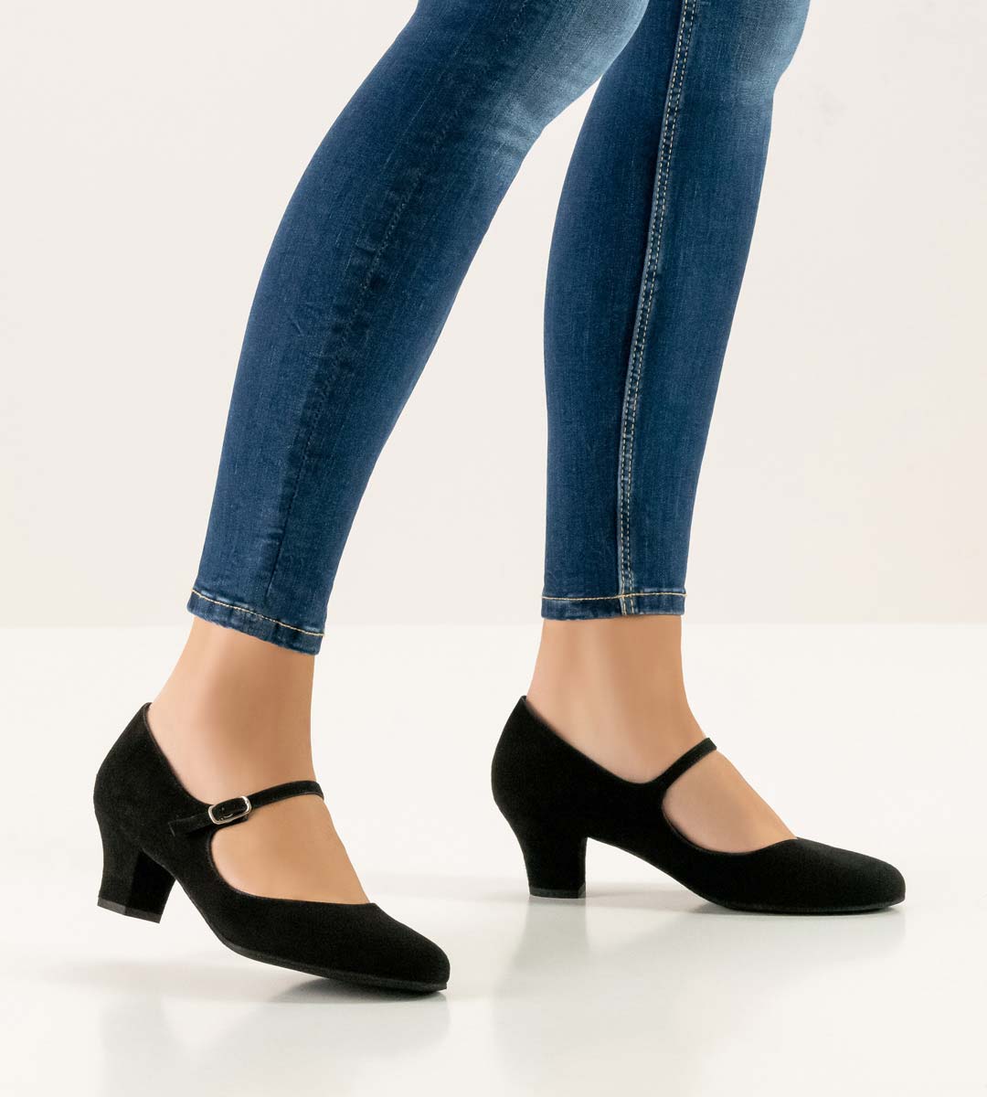 Ashley closed Werner Kern ladies dance shoe in black