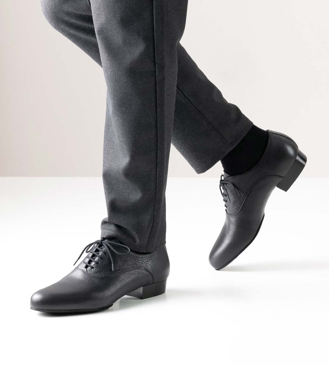 Monza Werner Kern men's dance shoe with split sole in black
