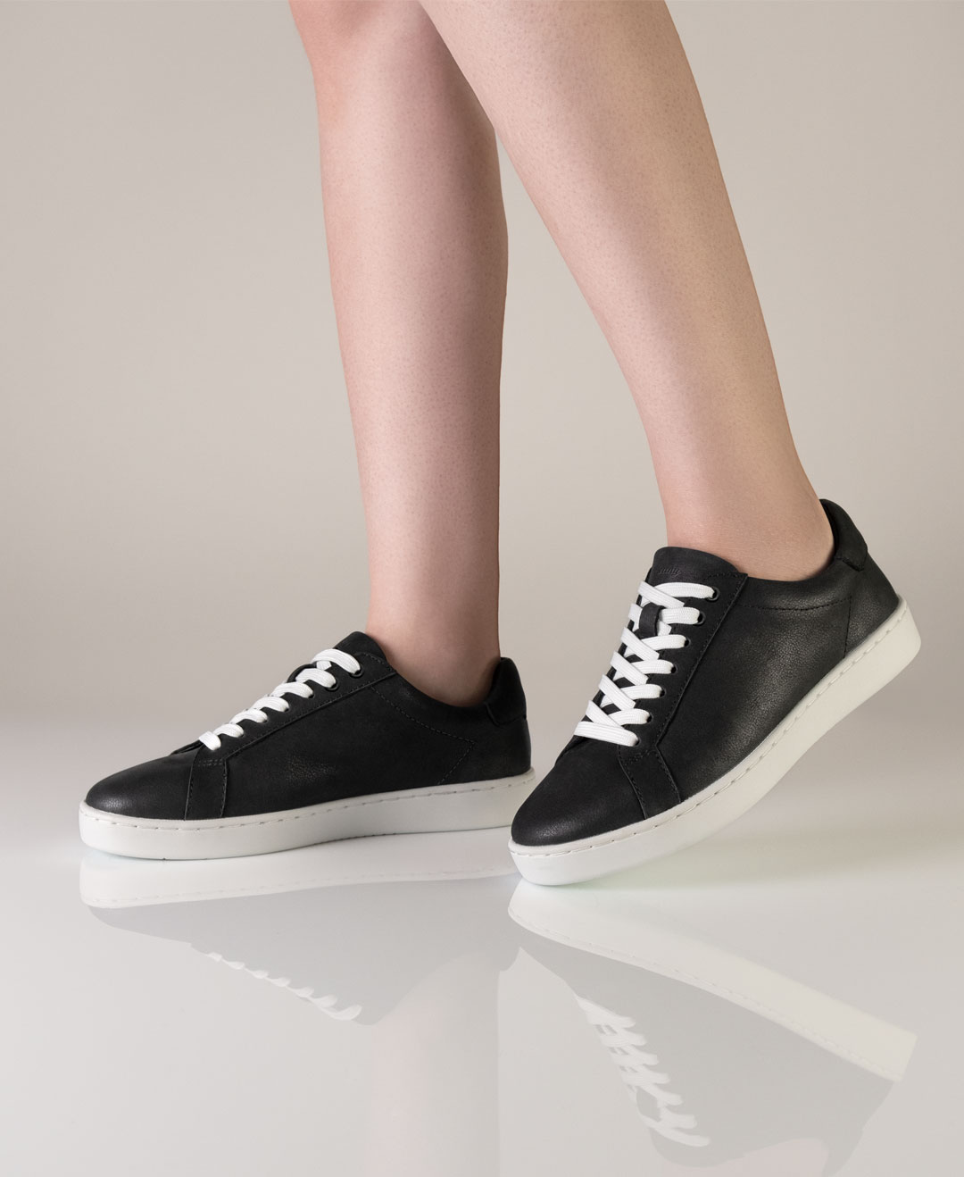 Black urban chic dance sneaker for women