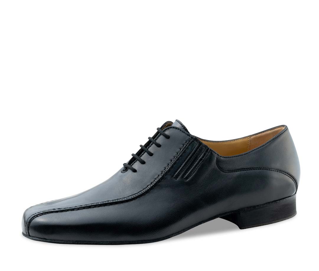 Pesaro Werner Kern men's dance shoe in black with elastic band