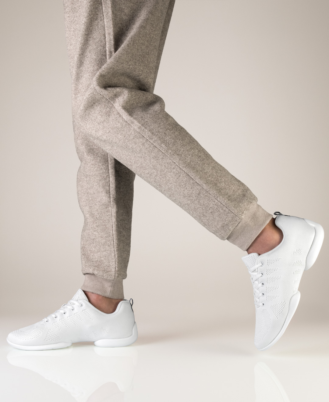 Weißer Herrentanzsneaker 4060 in weiß