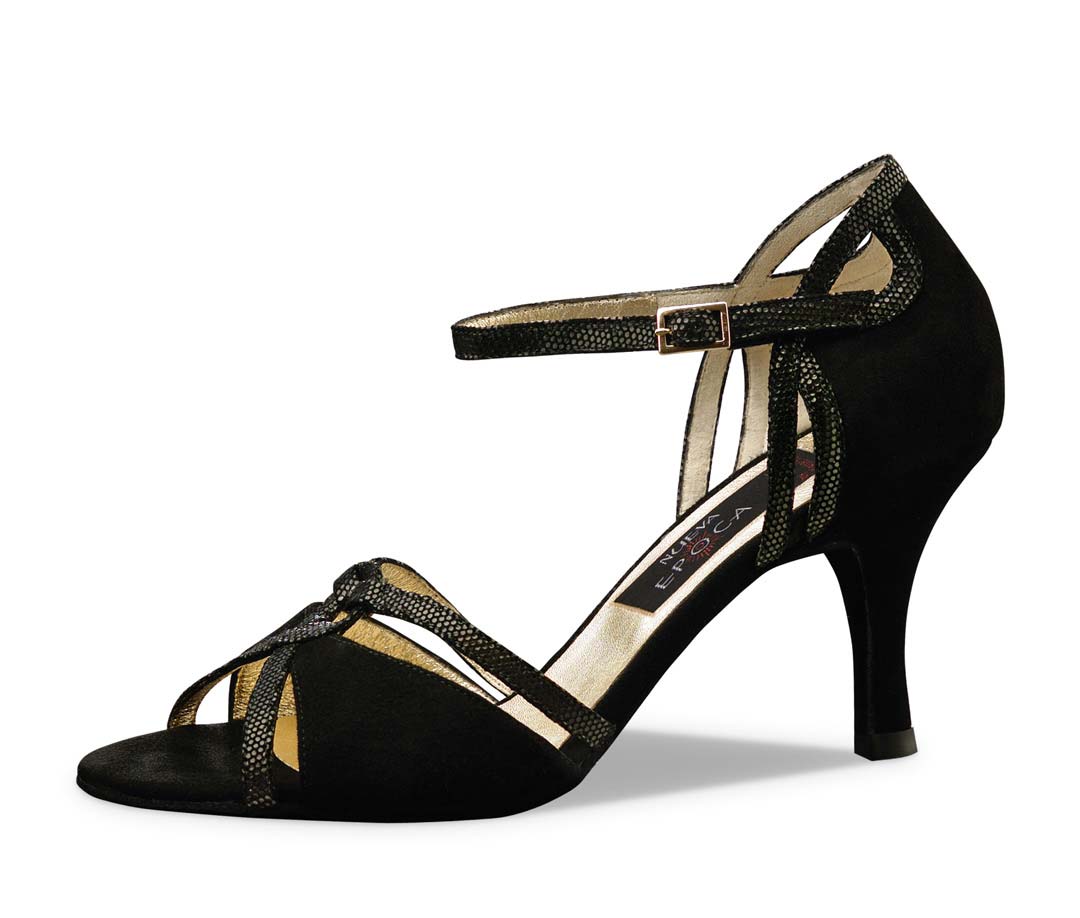 Christina Open Nueva Epoca Tango ladies' dance shoe in black suede