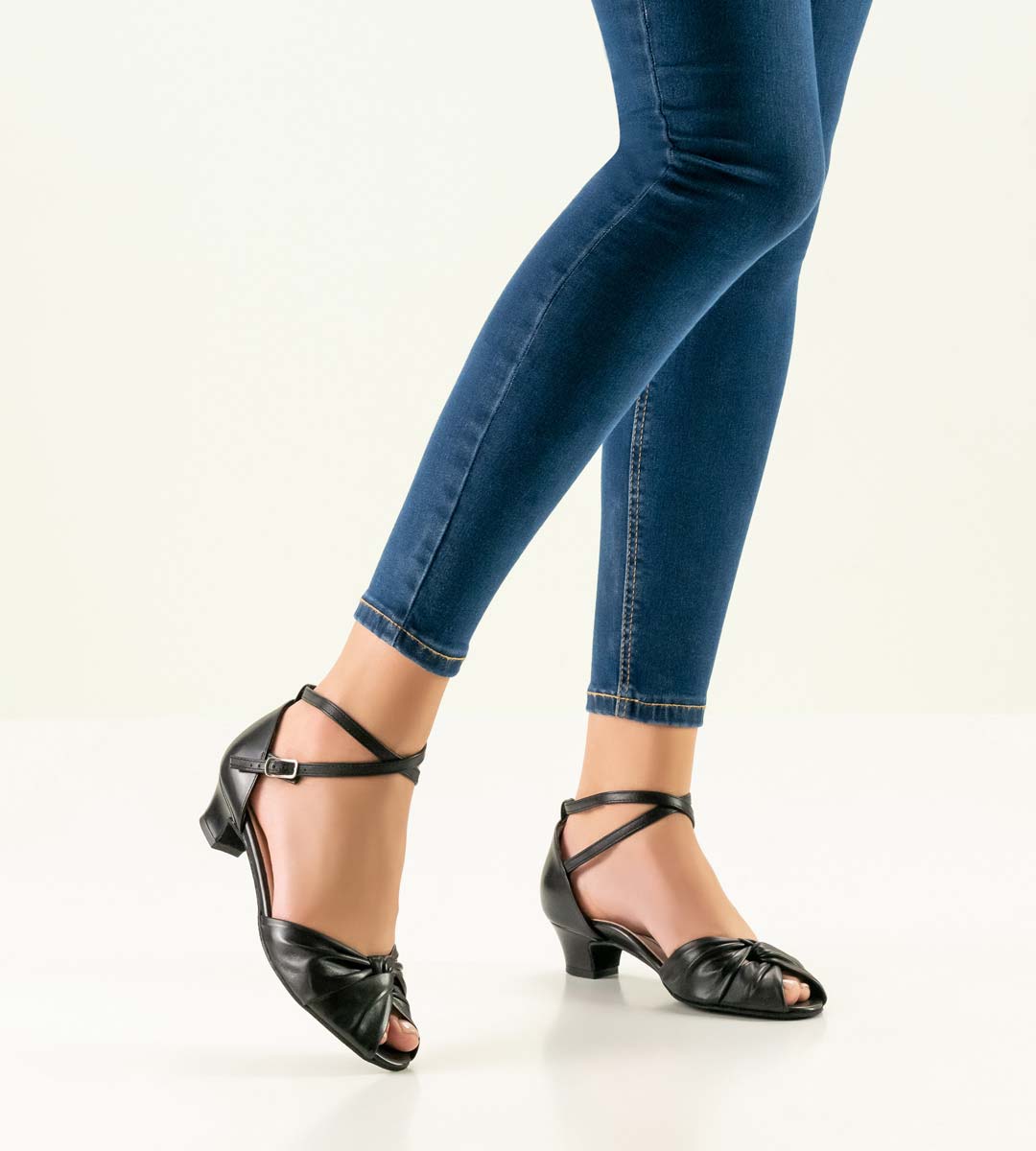 Vera Comfort women's dance shoe from Werner Kern with peep-toe