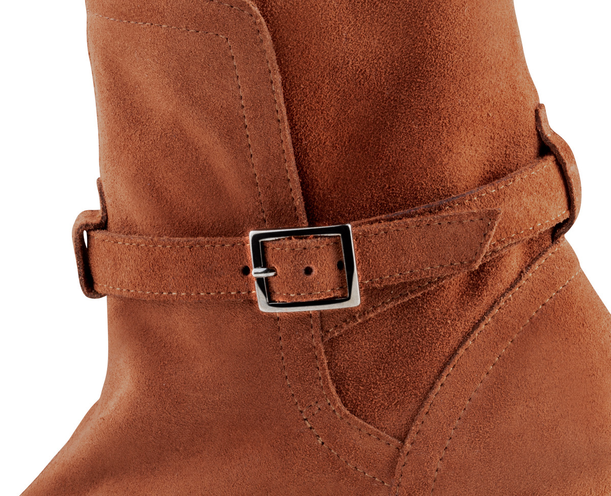 Detailed view of the Werner Kern Linedance dance boot in the colour brown