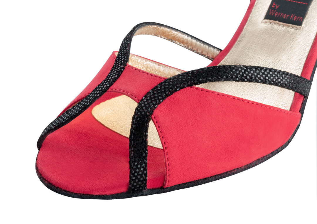 Detail of the open Nueva Epoca Tango women's dance shoe
