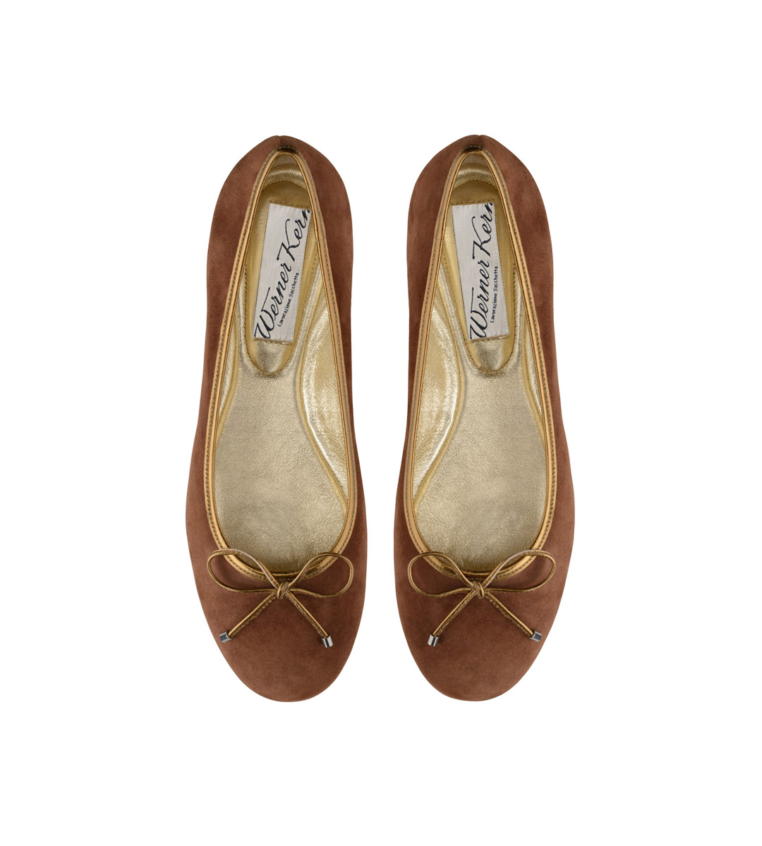 Ballerina Fee - Werner Kern Ballerina Copper-coloured ballerina fairy made in Italy from soft goat suede