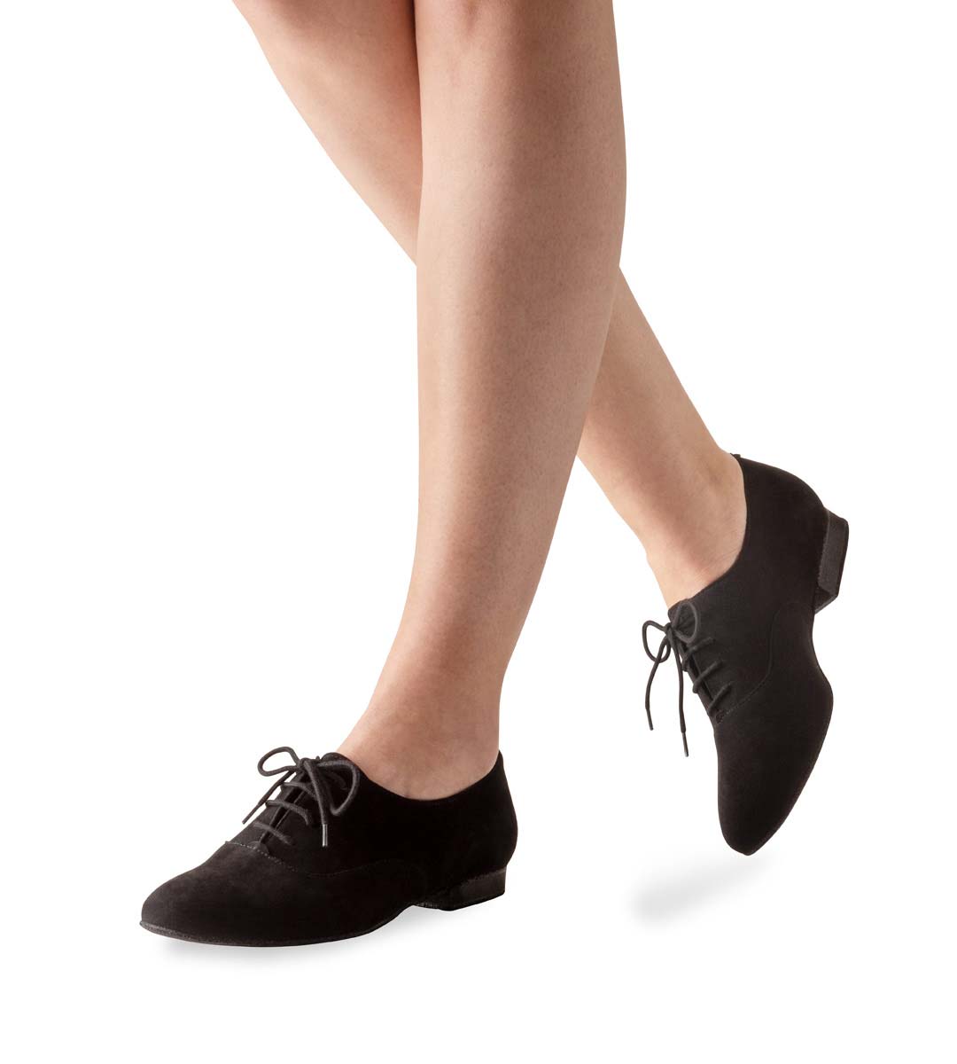 Franca Flat Werner Kern women's dance shoe photographed on foot