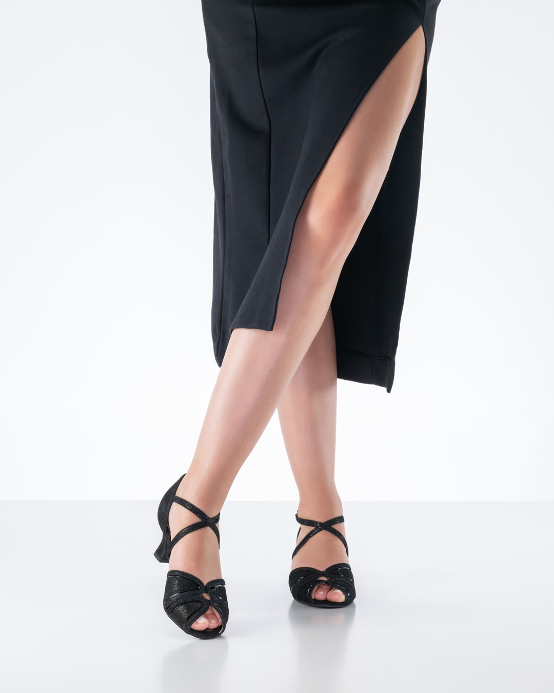 Hera dance shoe sandals by Werner Kern with a small 5 cm flared heel