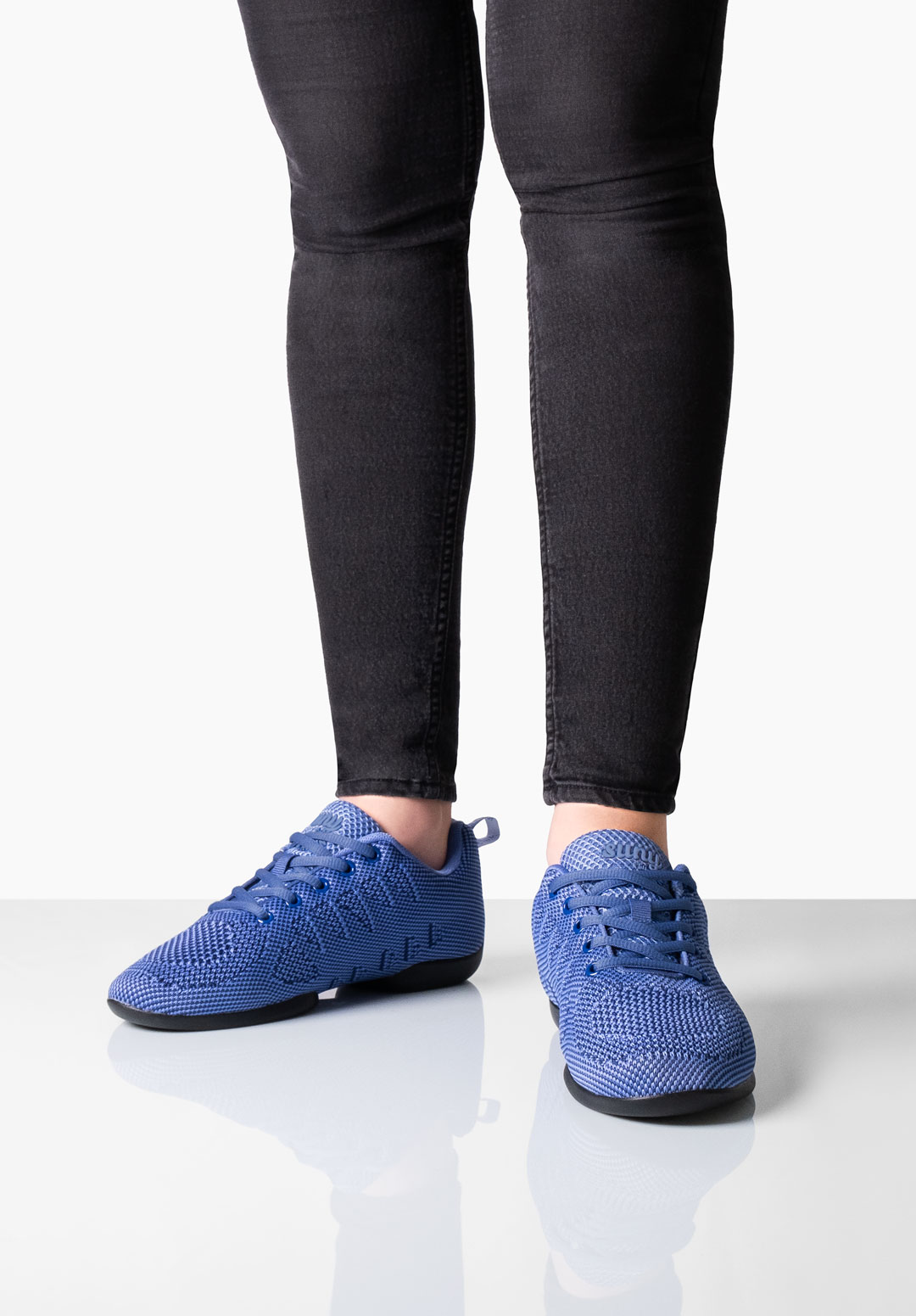 Suny by Anna Kern women's dance sneaker 185, Light Blue, split sole, suitable for all dance floors, indoor and outdoor.