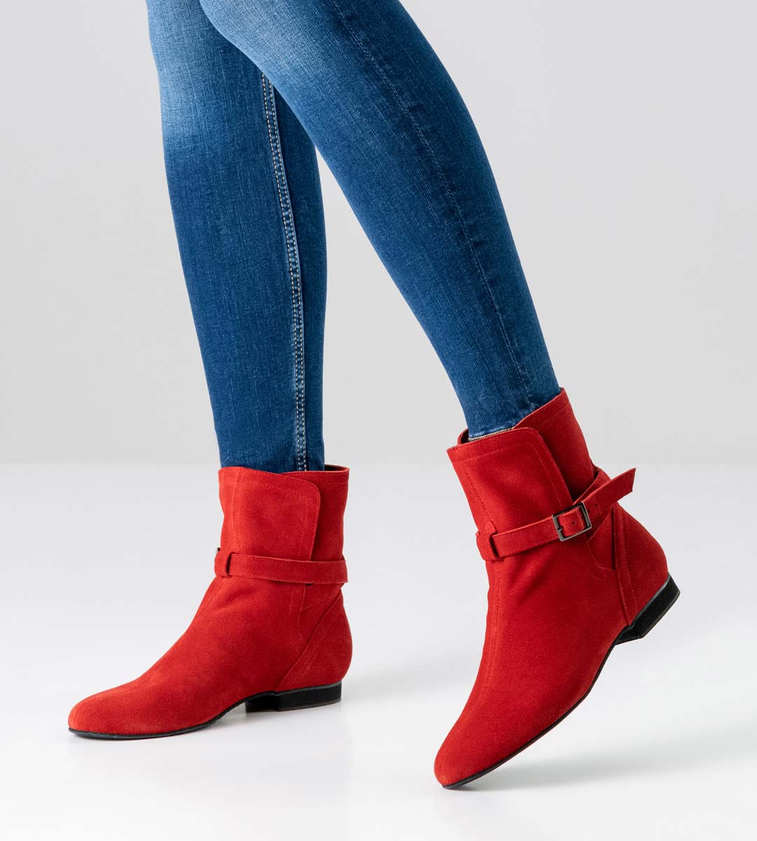 Harper Red Linedance dance boot from Werner Kern with 1.5 cm heel