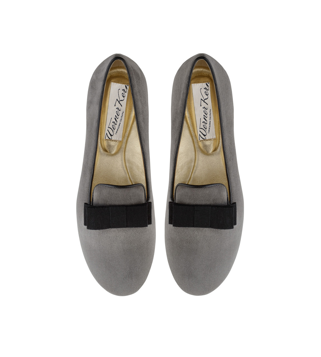 Loafer Mag - Werner Kern Ballerinas Grey loafer Lee by Werner Kern made of fine suede leather