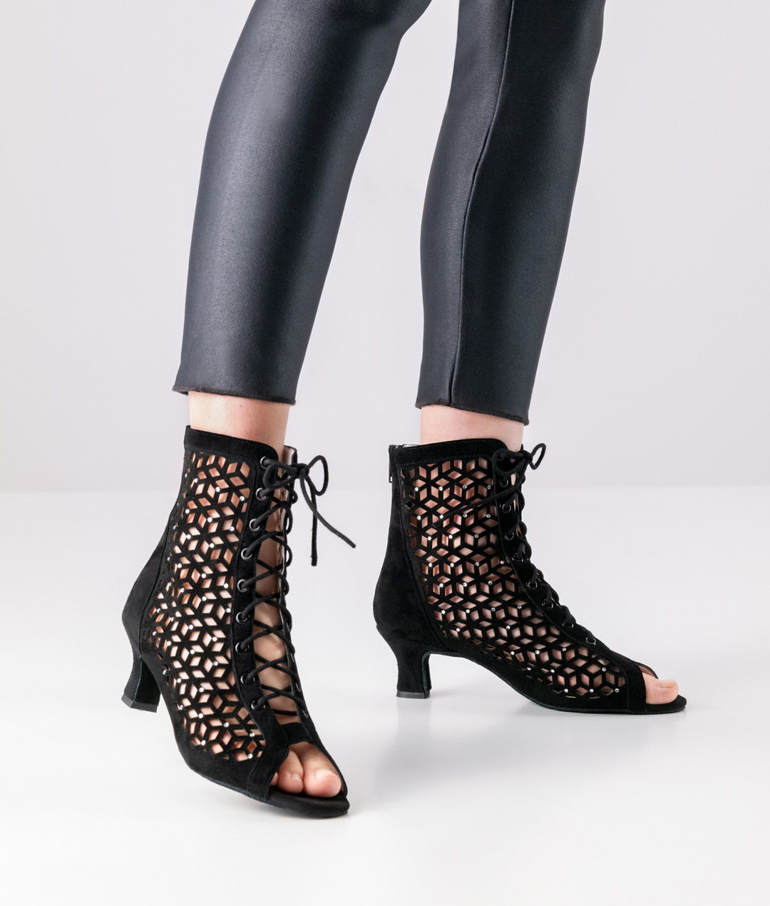 Cool dance ankle boot Elaine made of supple suede by Anna Kern with 5 cm heel