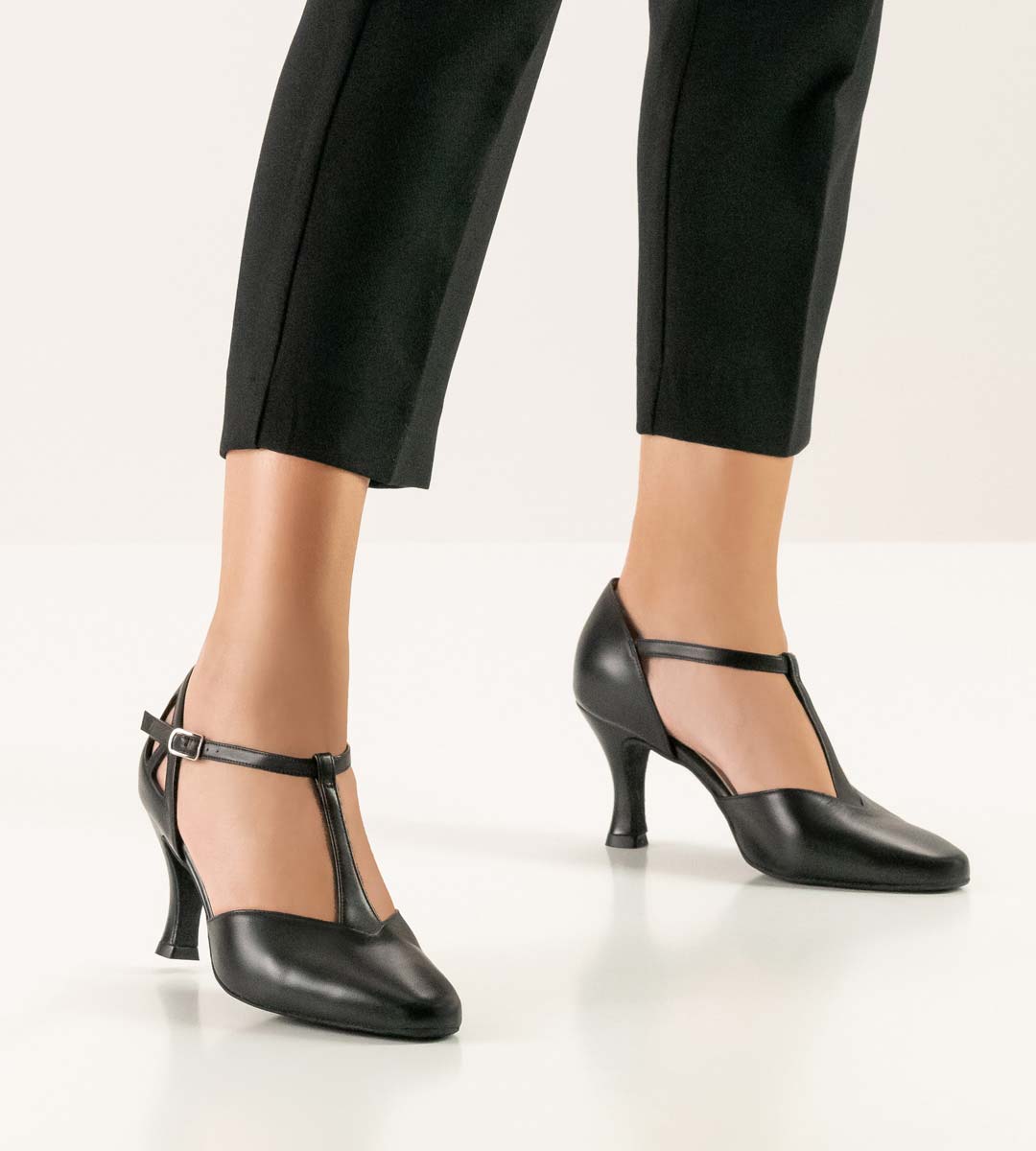 Andrea closed T-strap women's dance shoe from Werner Kern