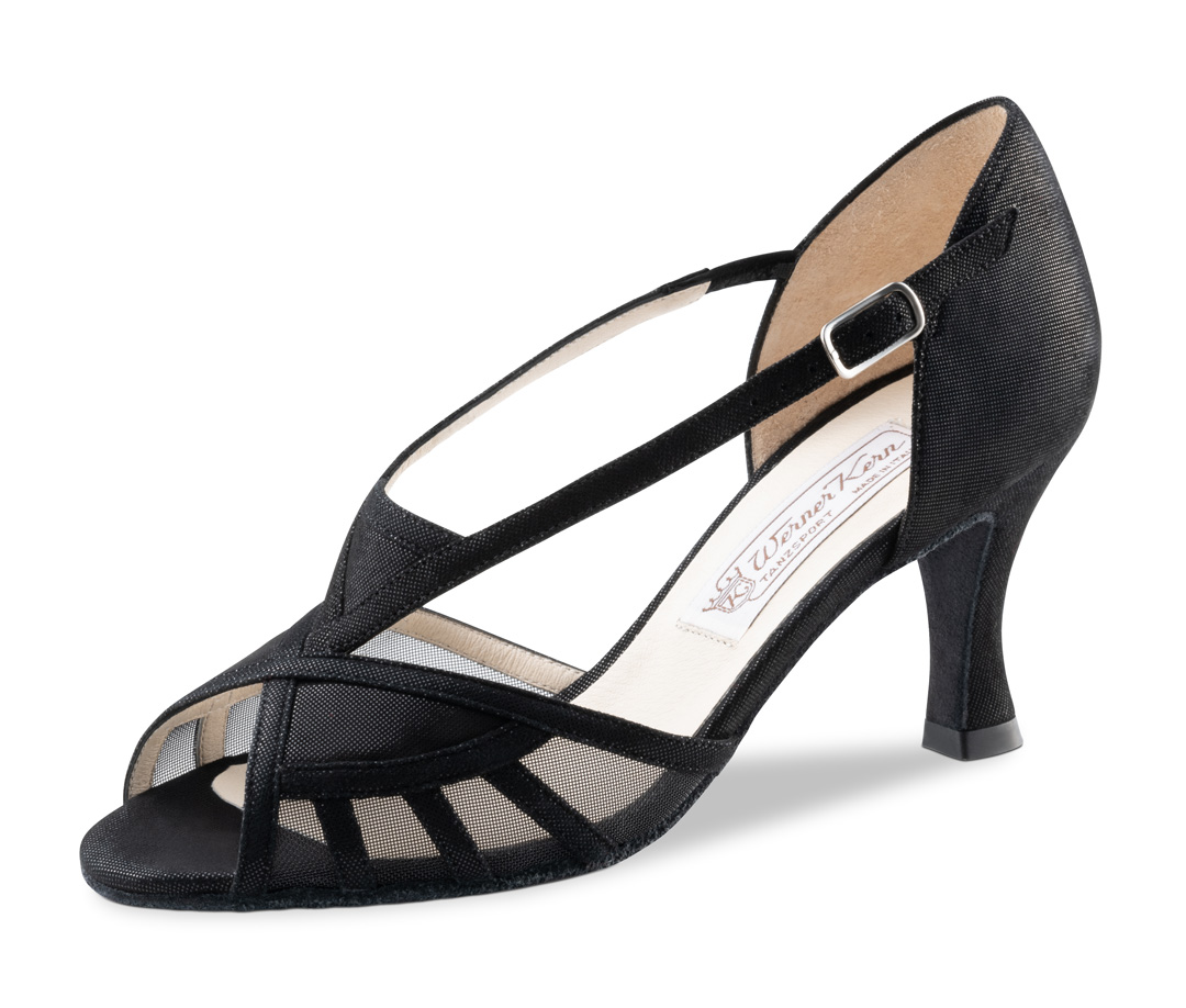 6.5 cm high ladies dance shoe from Werner Kern in black