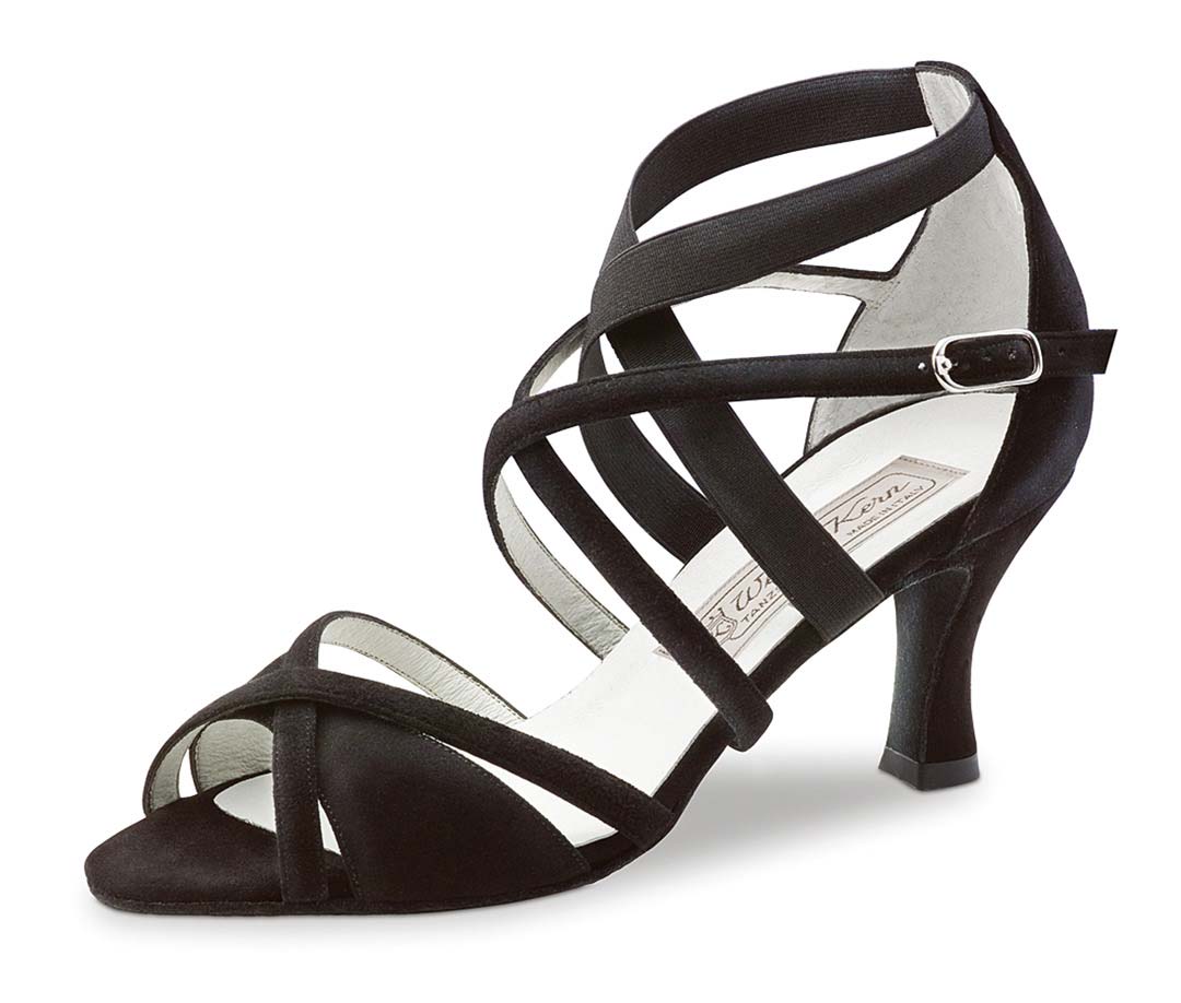 Elsa open Werner Kern Salsa women's dance shoe with elastic band