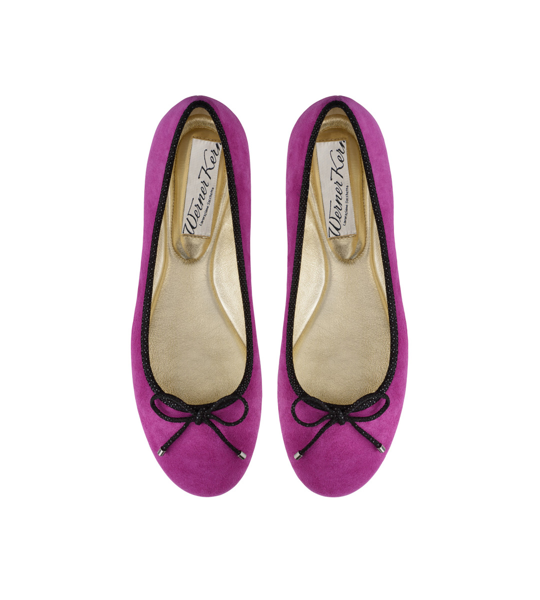 Ballerina Cassy - Werner Kern Ballerinas Ballerina made of glove-soft suede in colour purple
