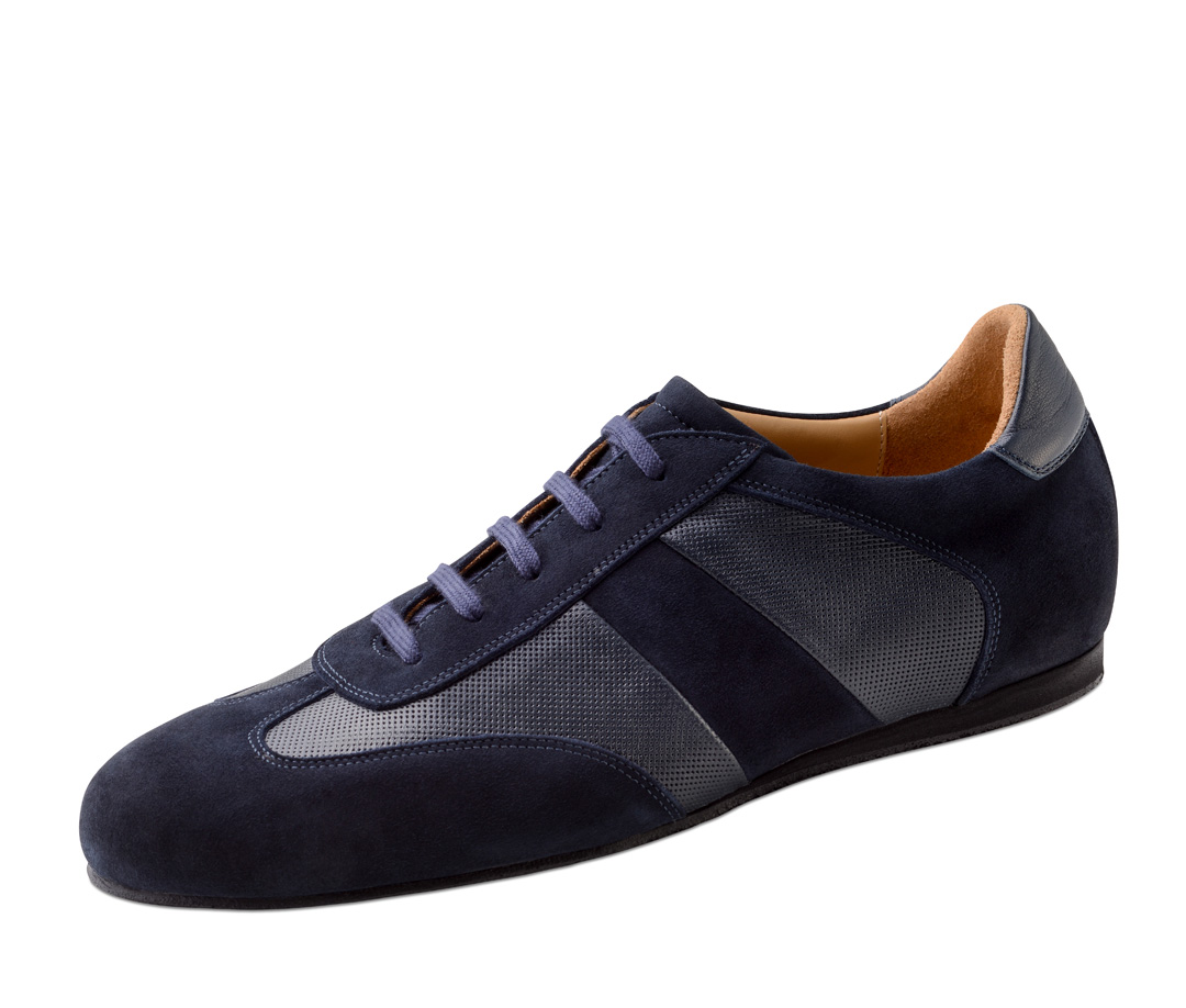 Men's dance shoe for loose insoles by Werner Kern in blue
