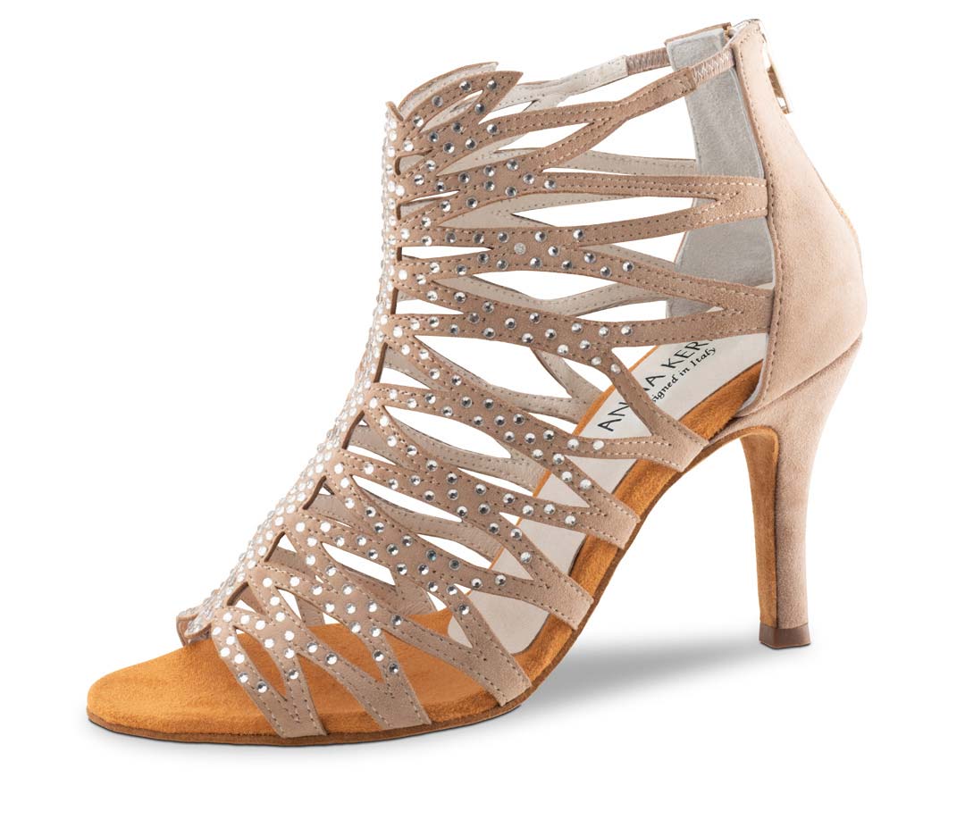 800 beige Salsa ladies dance shoe from Anna Kern