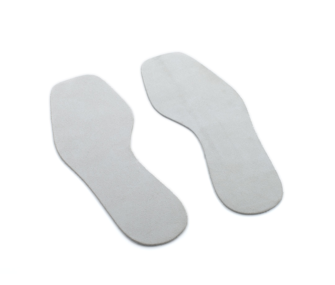 Suede sole gey Graue Veloursohle