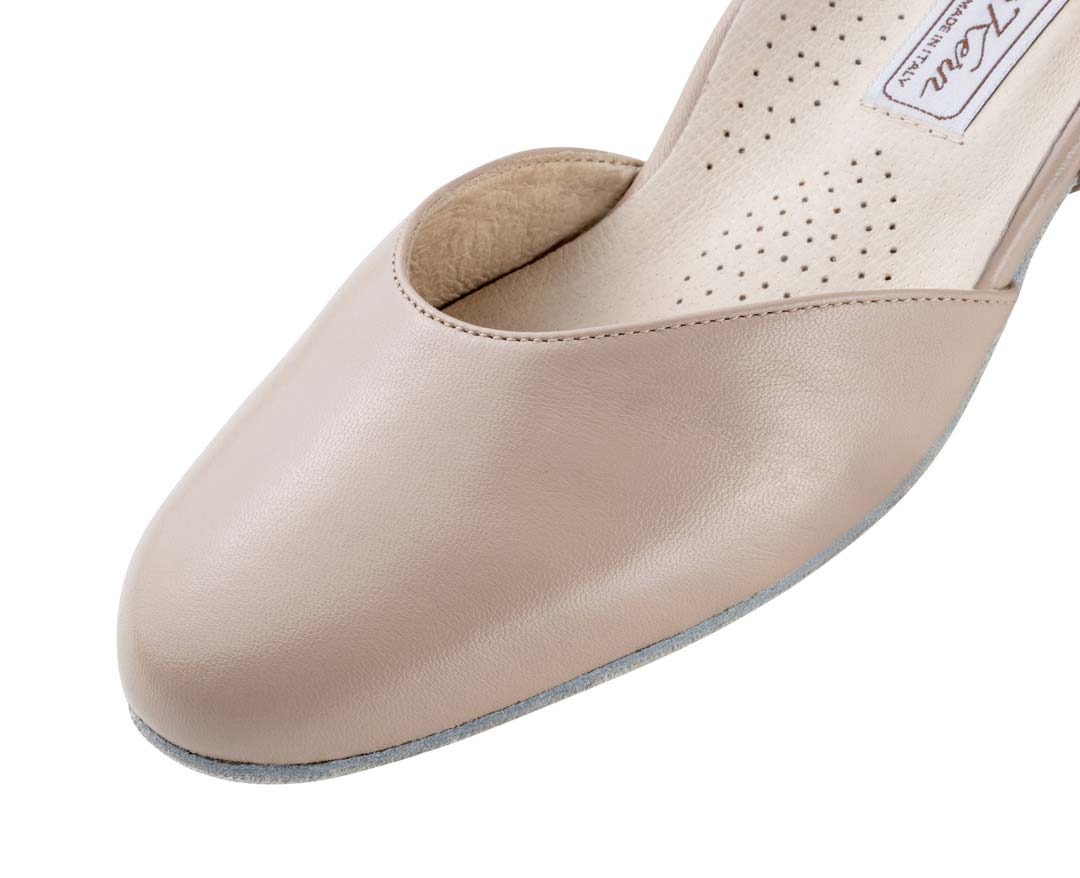 Felice Detailed view of Werner Kern women's dance shoe in beige