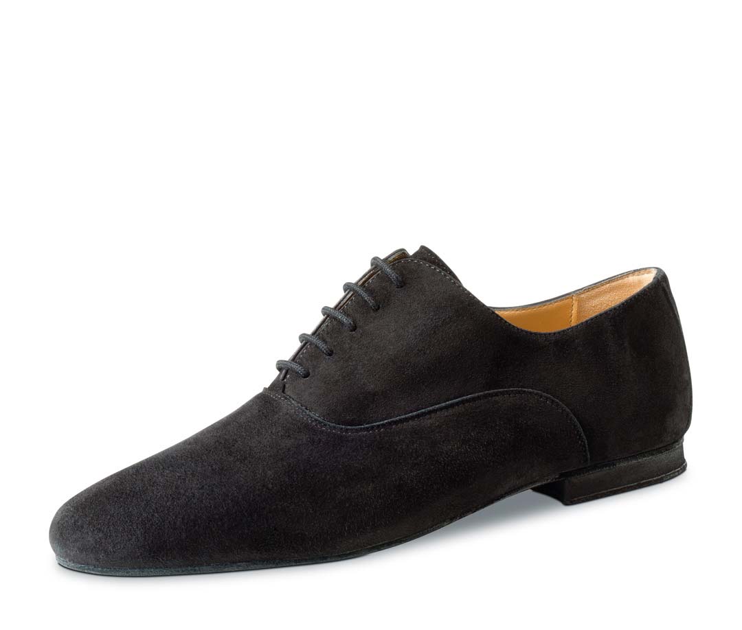 Ancona Oxford men's dance shoe from Werner Kern in black velour