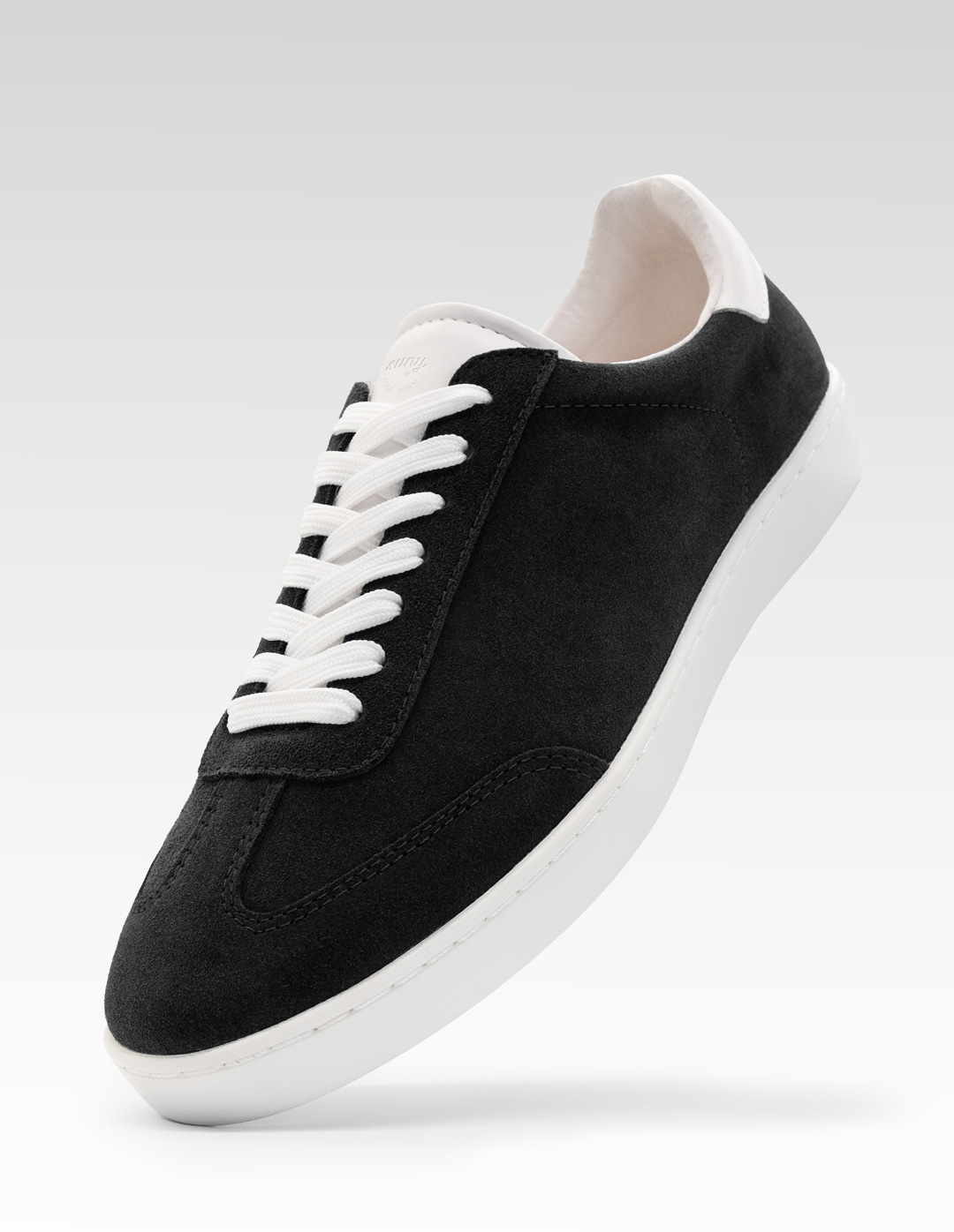 Timeless dance sneakers 7415 for men in black suede leather