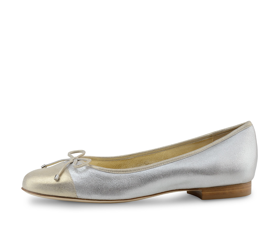 Gea Ballerina in velvet soft shiny velour