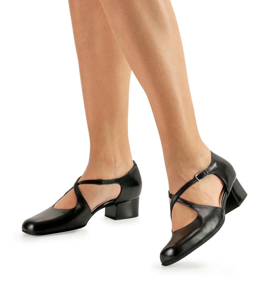 3.4 cm Werner Kern ladies dance shoe photographed as a pair