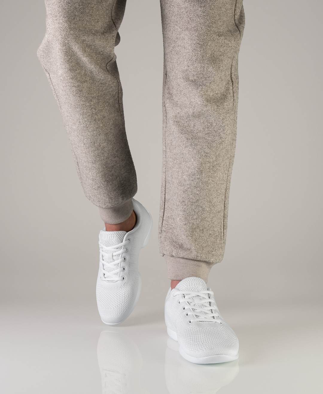 White dance sneaker for men