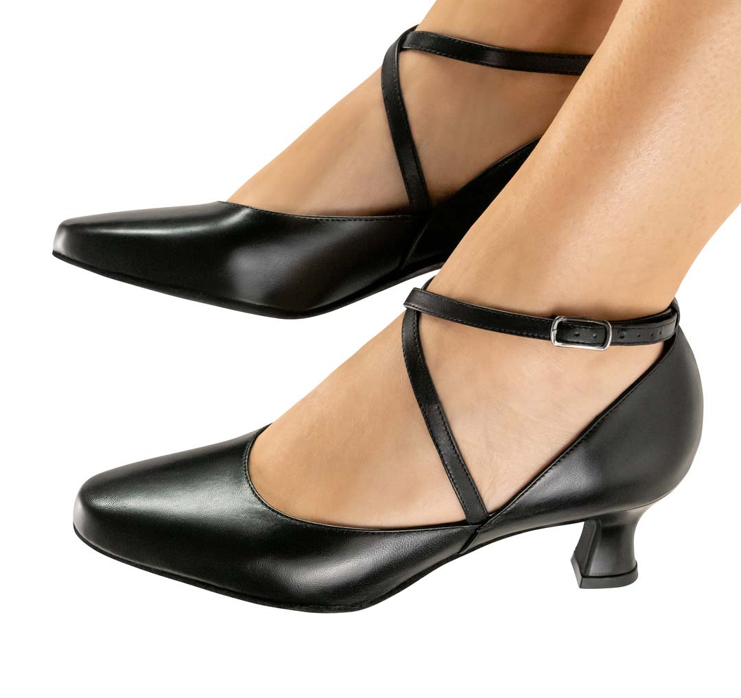 Shirley Detailing of the forefoot area of Werner Kern women's dance shoe