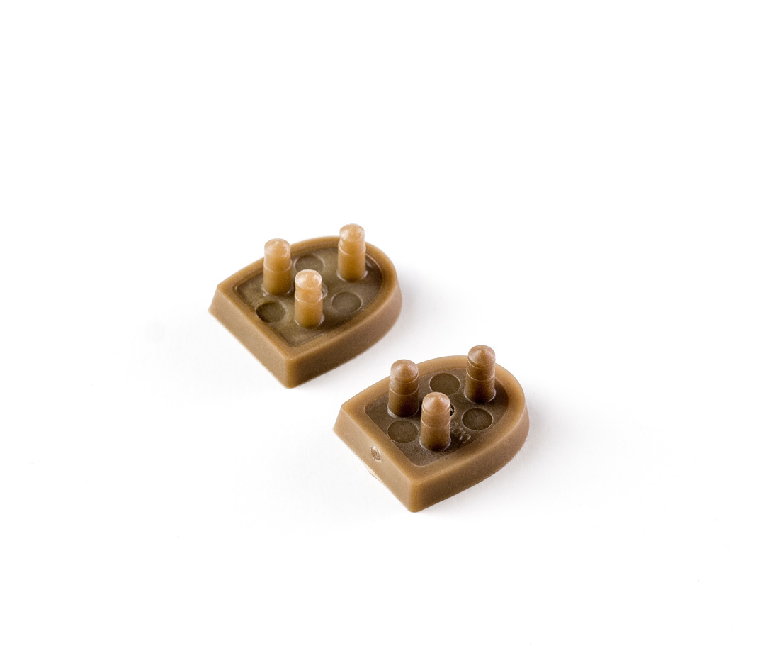 Heel tips WK 55 brown Heel tips WK 55 brown