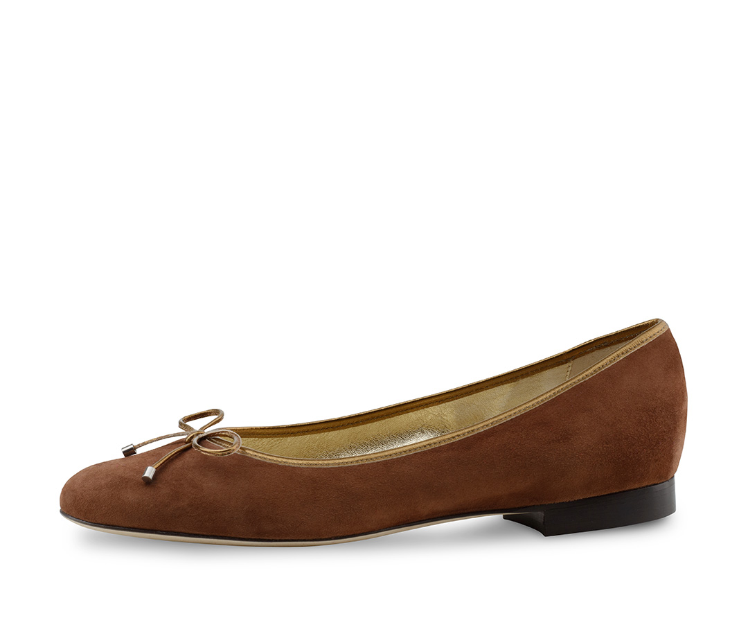 Ballerina Fee - Werner Kern Ballerina Copper-coloured ballerina fairy made in Italy from soft goat suede