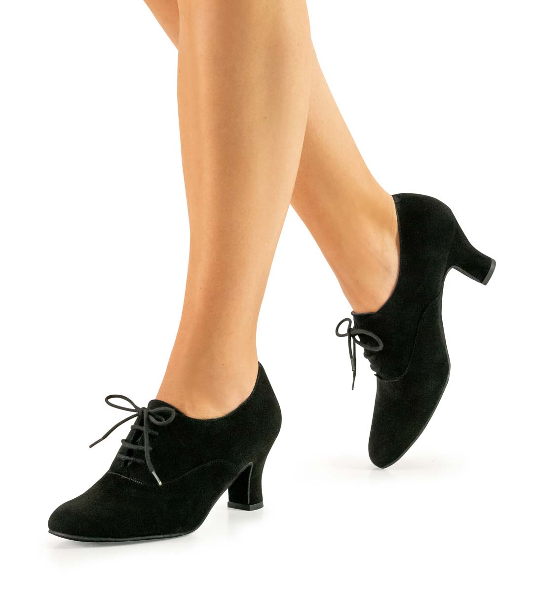 Olivia Werner Kern Ladies' Dance Shoe in Black Velour