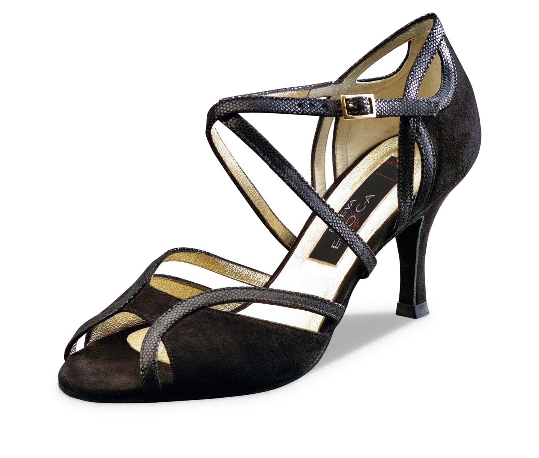 Shakira open tango ladies dance shoe from Nueva Epoca in black