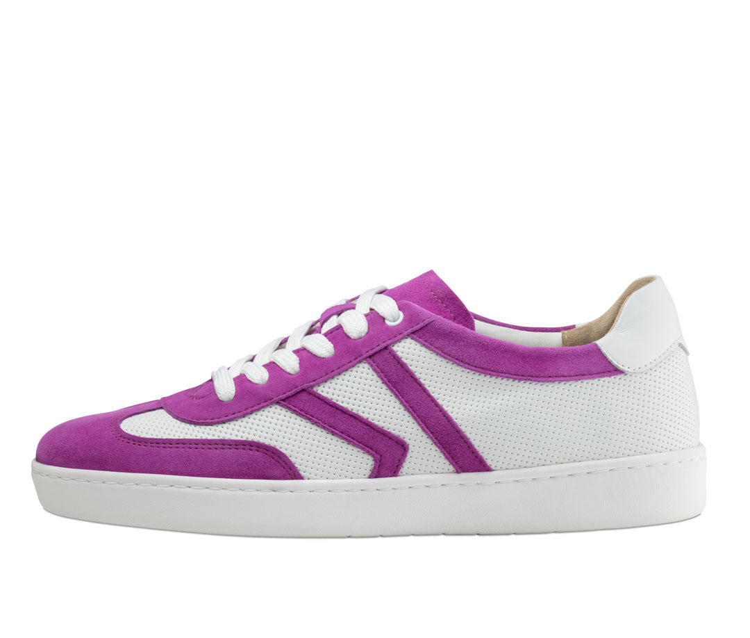 White dance trainers with pink details by Werner Kern, for indoor and outdoor wear