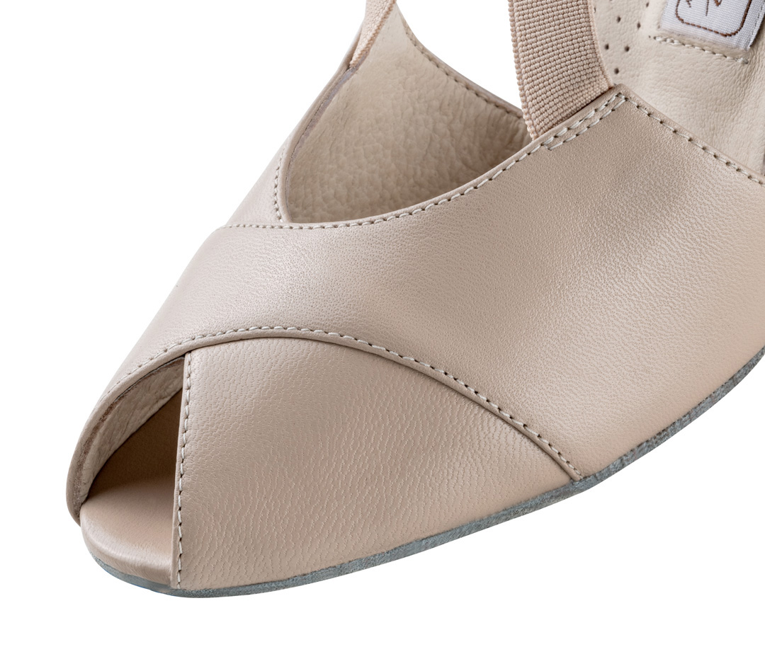 Detailed view of Werner Kern women's dance shoe in nappa leather