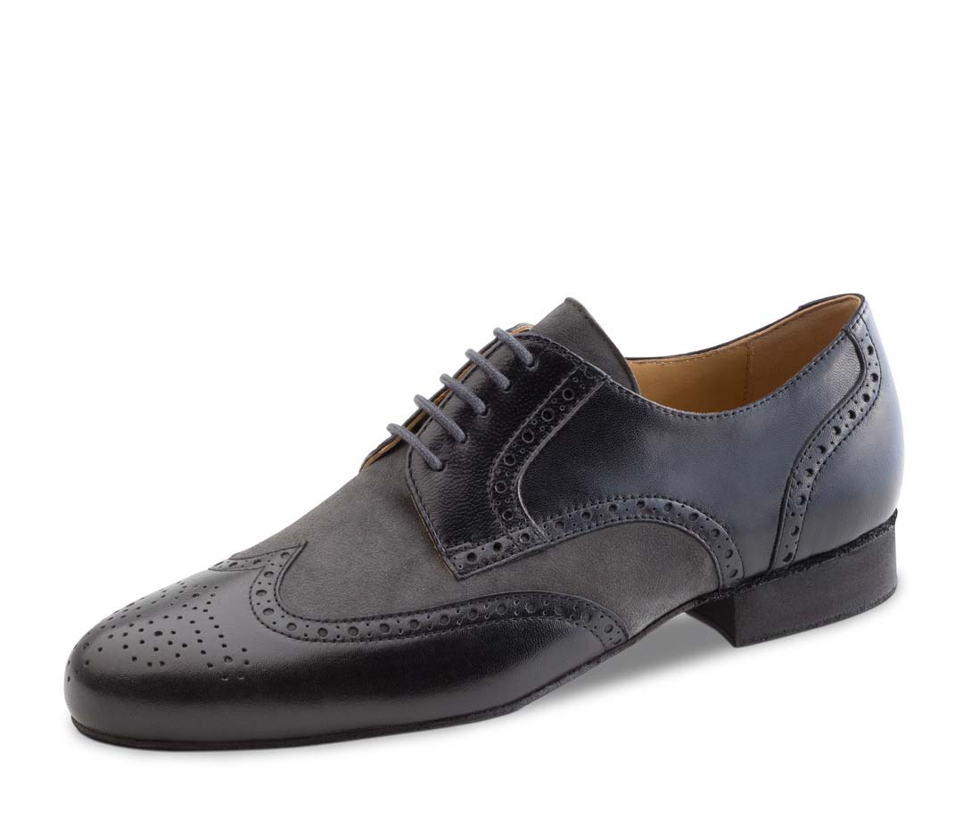 Udine Werner Kern men's dance shoe for Tango in black-grey