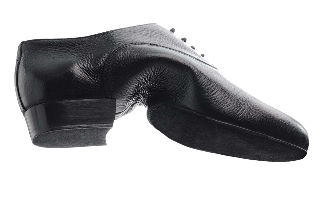 Monza View of the split sole of the Werner Kern men's dance shoe