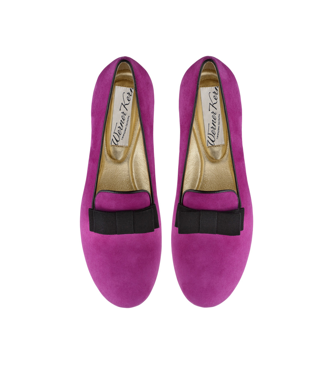 Loafer Aoi - Werner Kern Ballerinas Pink Loafer Aoi by Werner Kern Ballerinas in Pink Suede