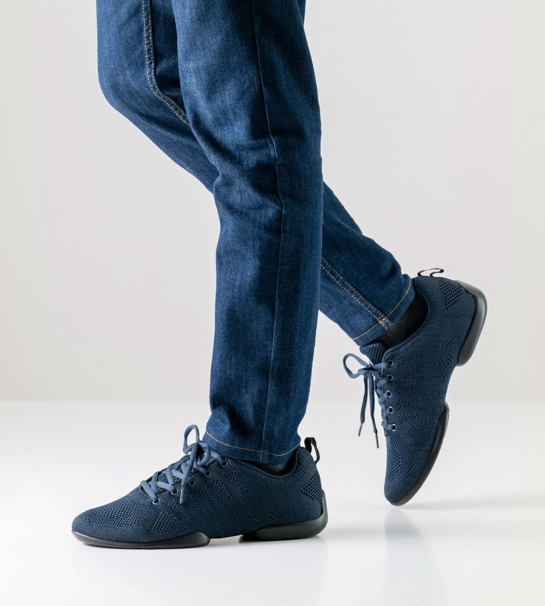 4030 Mens Dance Sneaker in blue-black from Suny for Salsa