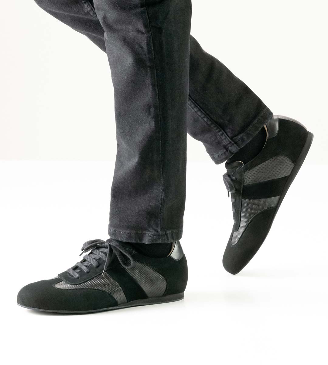 Bari Werner Kern men's dance shoe in black for loose insoles
