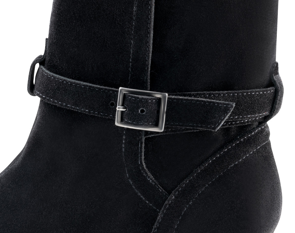 Detailed view of the Werner Kern Linedance dance boot in black