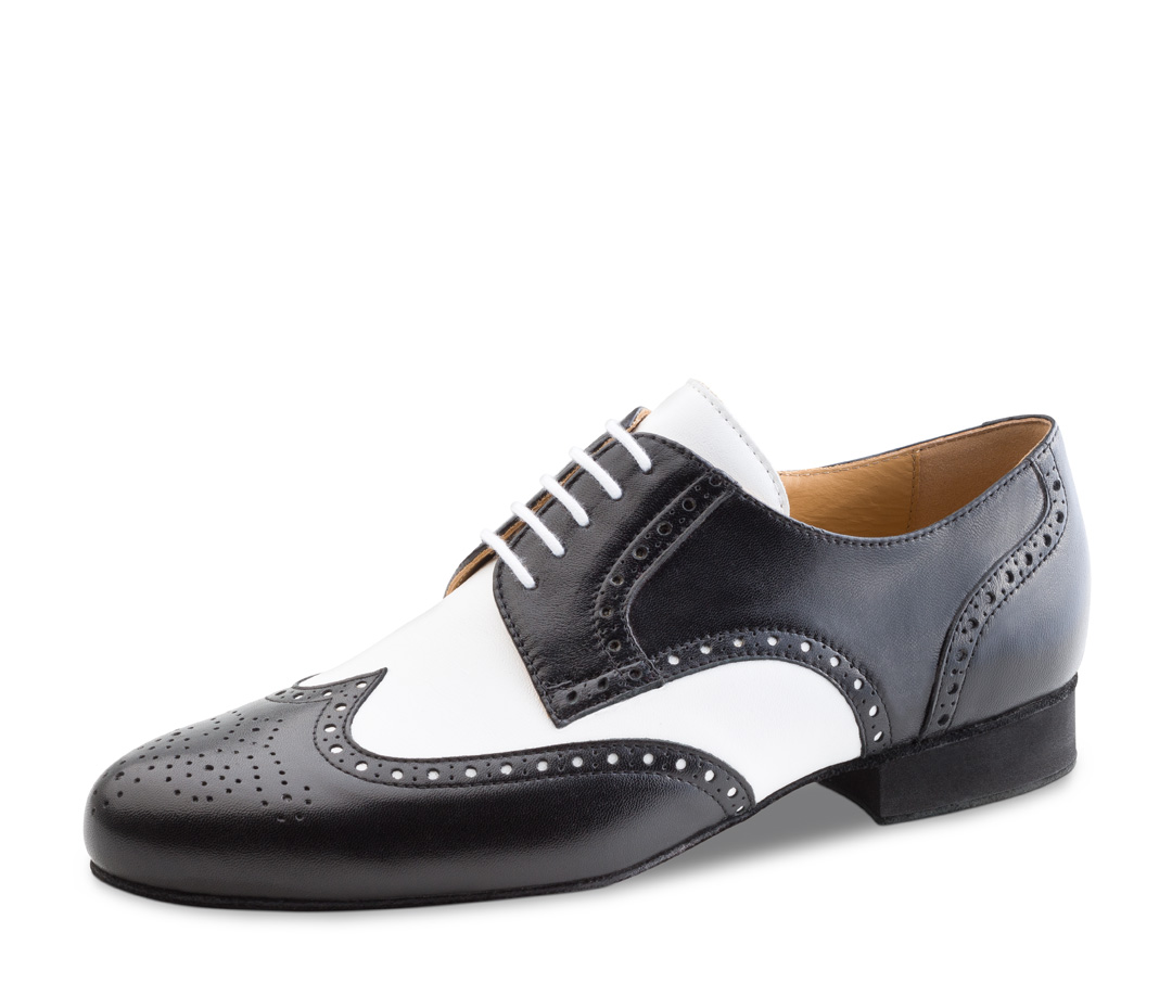 Tango men's dance shoe from Werner Kern in black and white