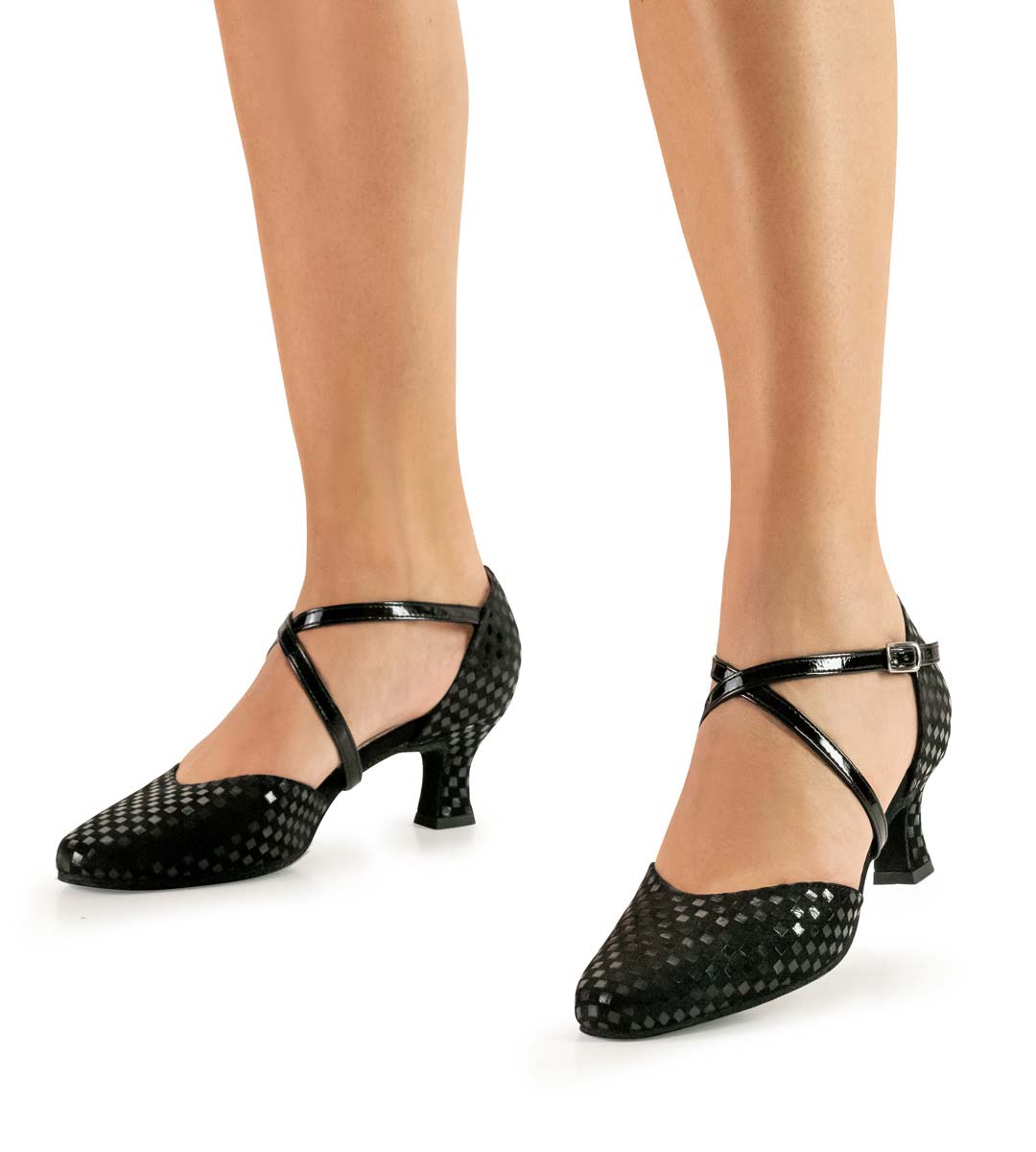 Patty 5.5 cm Werner Kern ladies' dance shoe in black suede