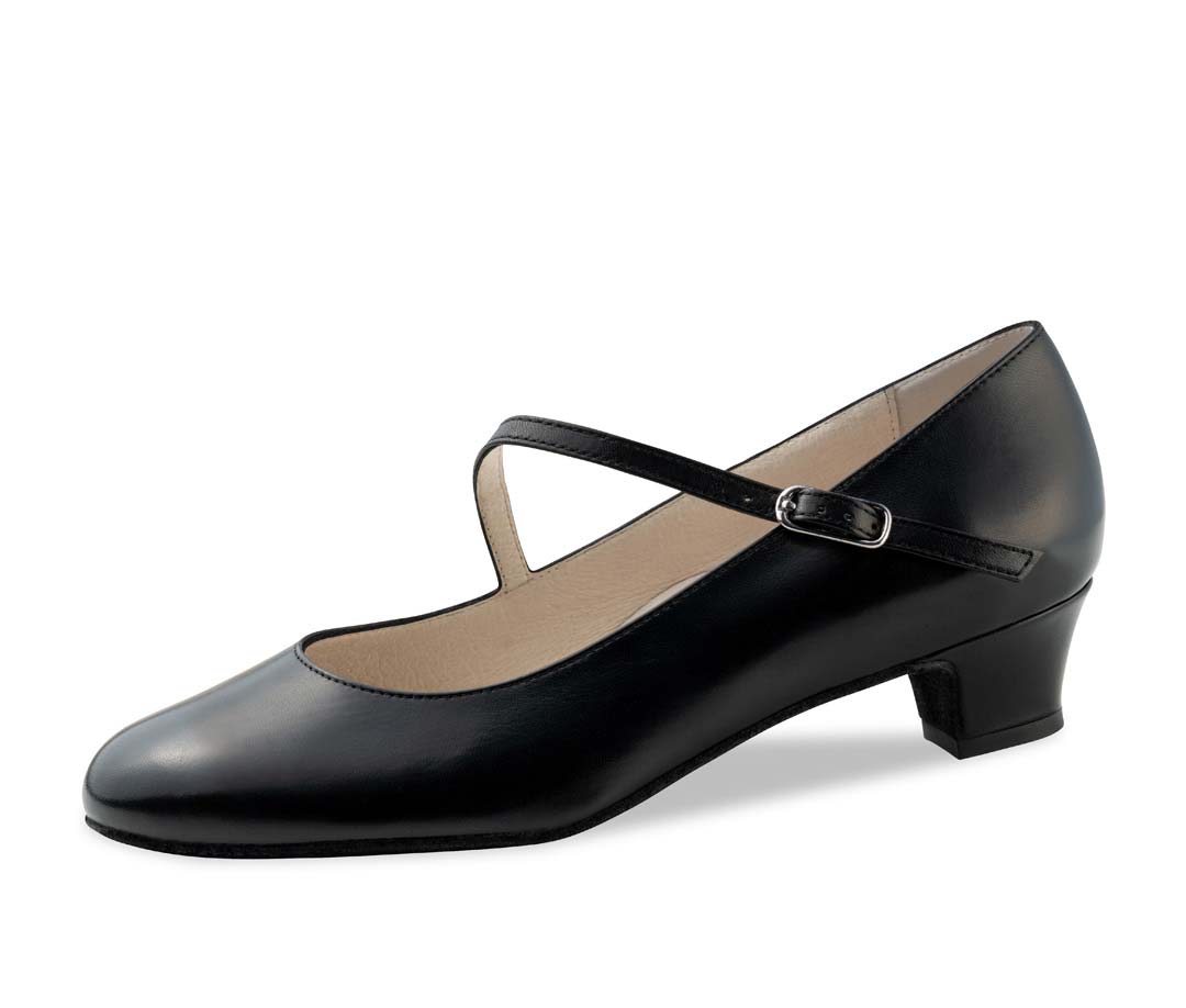 Cindy flat dance shoe by Werner Kern with instep strap
