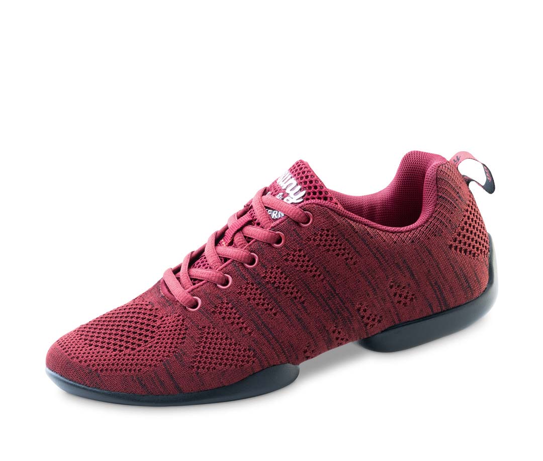 4035 red-black men's dance sneakers from Suny for training