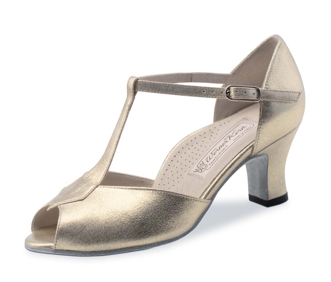Paulette open Werner Kern ladies' dance shoe with T-clasp